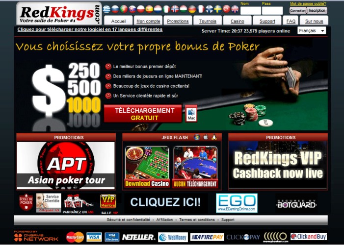 Aperçu Red Kings Poker (Bonus & Information)