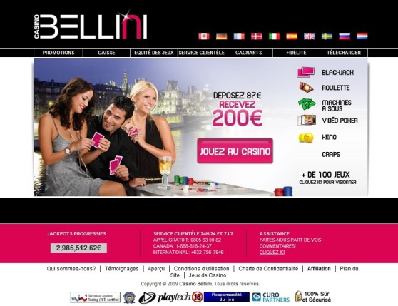 Aperçu Bellini Casino (Bonus & informations)