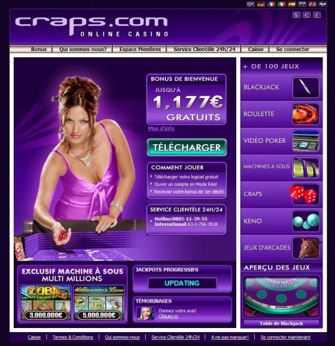 Aperçu Craps Casino (Bonus & Informations)